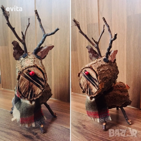 Колекция уникат – сет ръчно изработени коледни играчки, снимка 13 - Декорация за дома - 52391116