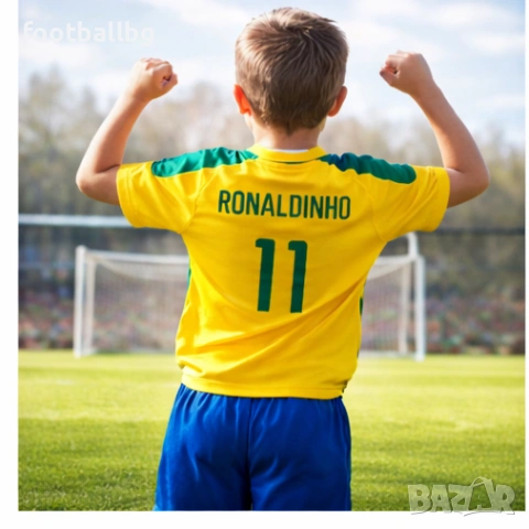 RONALDINHO 💛⚽️ детско юношески футболни екипи РЕТРО екипи 
