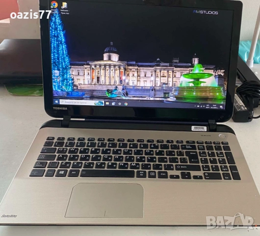 Лаптоп SLIM 22мм Tochiba L-50-B  SSD 128gb OFFICE нова батерия проц 3540 intell