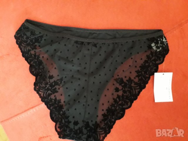 Дамски черни бикини Alex с дантела нови, снимка 4 - Бельо - 30159252
