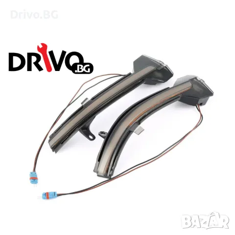 Гаранция! Нови Динамични Мигачи за Огледала за BMW F10 F11 F07 и други