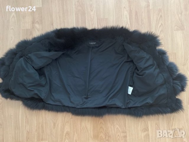 Палто от естествена кожа лисица, снимка 3 - Палта, манта - 36630055