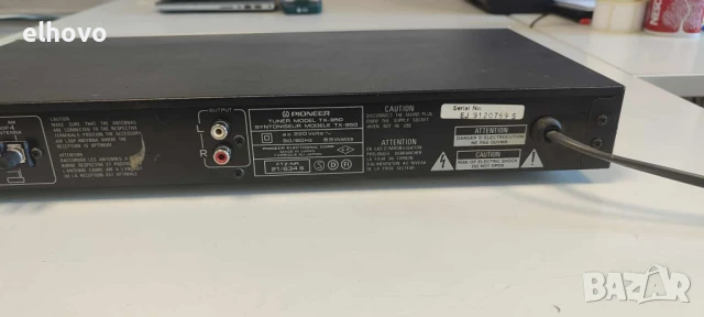 Стерео тунер Pioneer TX-950, снимка 5 - Ресийвъри, усилватели, смесителни пултове - 51137967