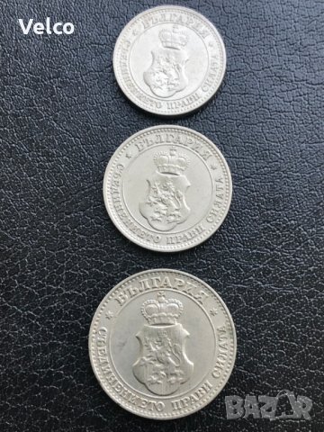 български монети 5 ст. 10 ст. 20 ст. от 1912 г, снимка 2 - Колекции - 29846151
