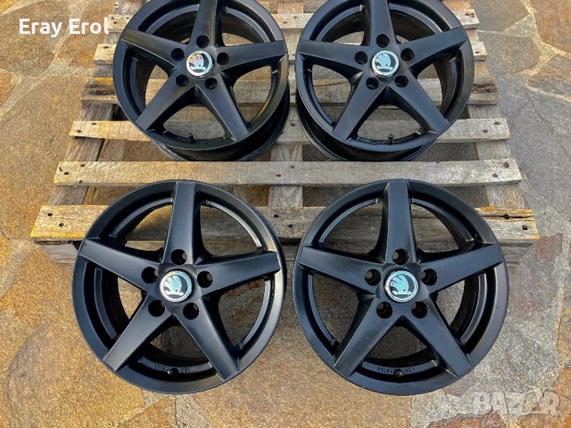 15 джанти 5х112 Skoda Octavia 5х112 Шкода Октавиа Оригинал, снимка 4 - Гуми и джанти - 51372688