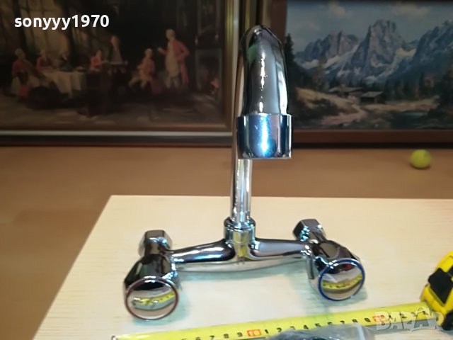 СМЕСИТЕЛ ЗА СТЕНА С ДВЕ ВРЪТКИ 0505231630