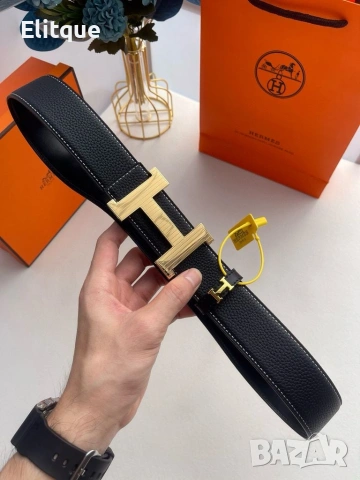 колани от естествена кожа в кутия hermes , снимка 3 - Колани - 53216874