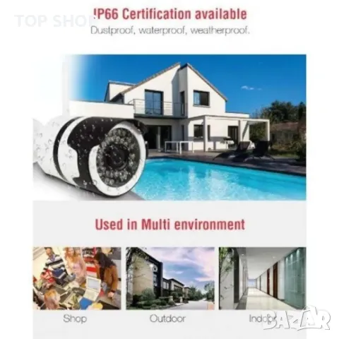 Wifi Камера за външно наблюдение 1Tech IP Kapp, Водоустойчива, Безжична, HD 1080P Android, IoS, снимка 5 - Камери - 49226568