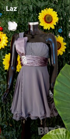 официална бална абитуриентска рокля в  металик, снимка 3 - Рокли - 30255908