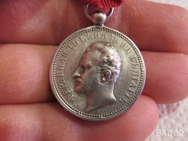 Рядък Български сребърен Царски орден за заслуга от времето на Фердинанд I, Царство България сребро, снимка 3 - Антикварни и старинни предмети - 35336311