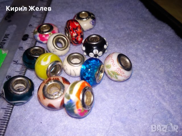 ЛОТ 13 ПРЕКРАСНИ ЗВЕНА за СРЕБЪРНА АРТ ГРИВНА от СРЕБРО 925 и ЦВЕТНО ВЕНЕЦИАНСКО СТЪКЛО МУРАНО 34457, снимка 16 - Гривни - 39547573