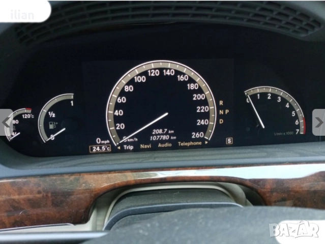 Километраж Mercedes W221 S600 A2215406947 0263650053 107780 KM