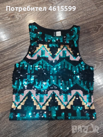 Топ на H&M, снимка 2 - Корсети, бюстиета, топове - 53878485