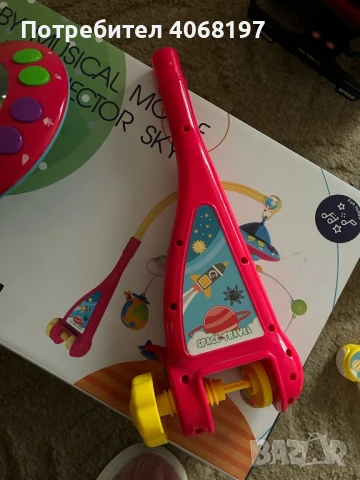 Музикална въртележка Lorelli - Projector sky, снимка 4 - Други - 50486962