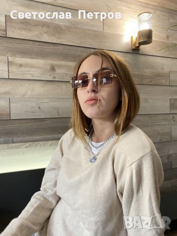 Слънчеви Очила Кафяв Нюанс , снимка 2 - Слънчеви и диоптрични очила - 35449751