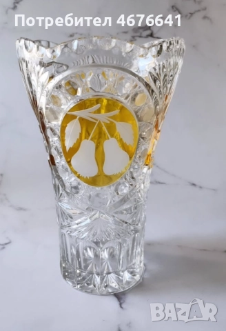 Кристална ваза