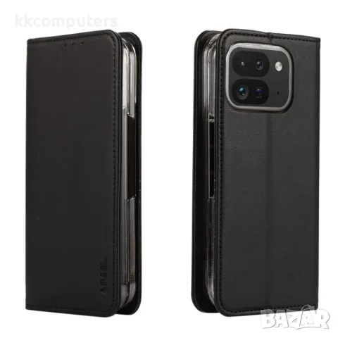 Калъф за Google Pixel 11 Pro Fold ABEEL AB01 от PU Кожа с RFID Защита, Портфейл, Стойка и Скрийн Про