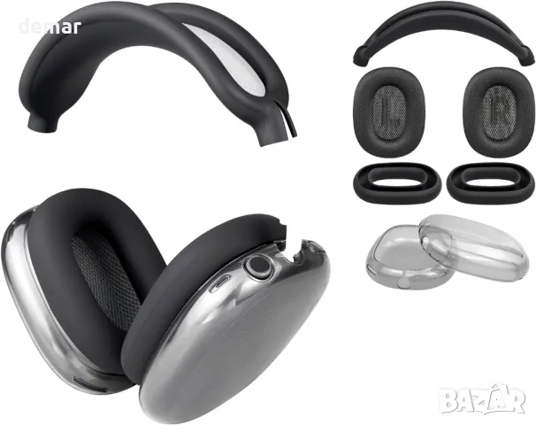 Резервен комплект SOULWIT за AirPods Max, черно