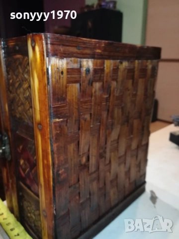 ПЛЕТЕНА РЕТРО КУТИЯ ЗА КОЛЕКЦИЯ 0509250942LCHERY, снимка 14 - Антикварни и старинни предмети - 51612130