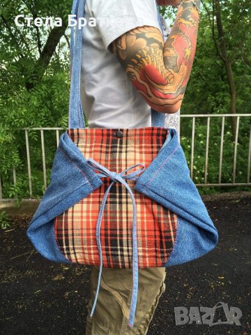 Дамски дънкови раници и чанти , снимка 5 - Раници - 36947320