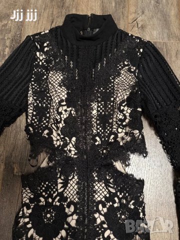 Дантелена рокля, снимка 2 - Рокли - 49455111