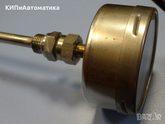 биметален термометър Wika thermometer ф100mm, 0/+200°C, L-1000mm, снимка 5 - Резервни части за машини - 37084112