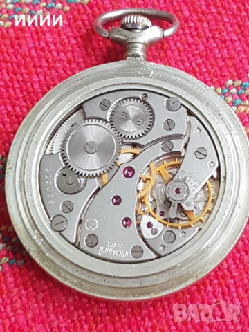 Джобен часовник Молния с 2 капака, снимка 5 - Антикварни и старинни предмети - 53190486