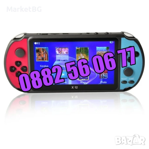 Преносима игрова конзола X12 екран 5.1 инча, тв игра с вградени игри, снимка 5 - Други игри и конзоли - 52163793