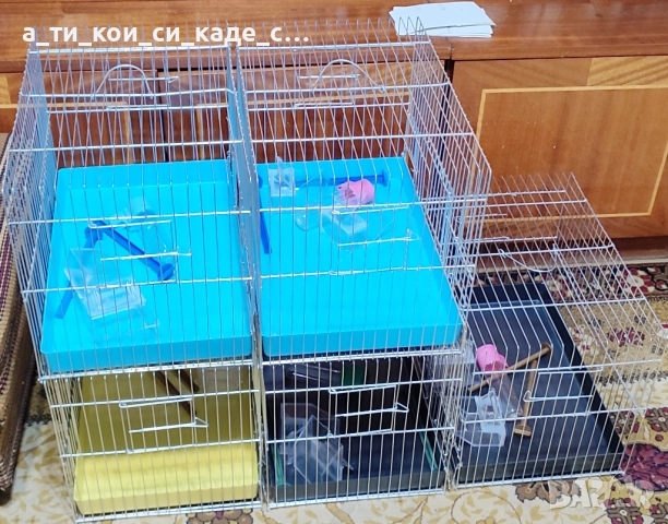 Чисто нови кафези със два отвора за мътилник
