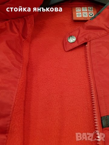 Продавам мъжко яке Мерцедес червено, снимка 4 - Якета - 32082402