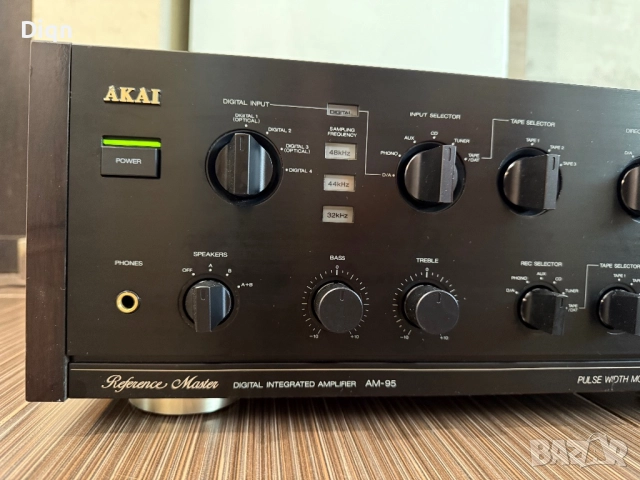 Топ модел Akai AM-95 , снимка 3 - Ресийвъри, усилватели, смесителни пултове - 51688085