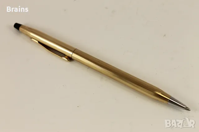 Позлатена Луксозна Химикалка CROSS Ирландия, снимка 3 - Антикварни и старинни предмети - 50359581