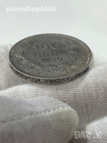 Сребърна монета царство България 100 лева 1930, снимка 2 - Нумизматика и бонистика - 44319612