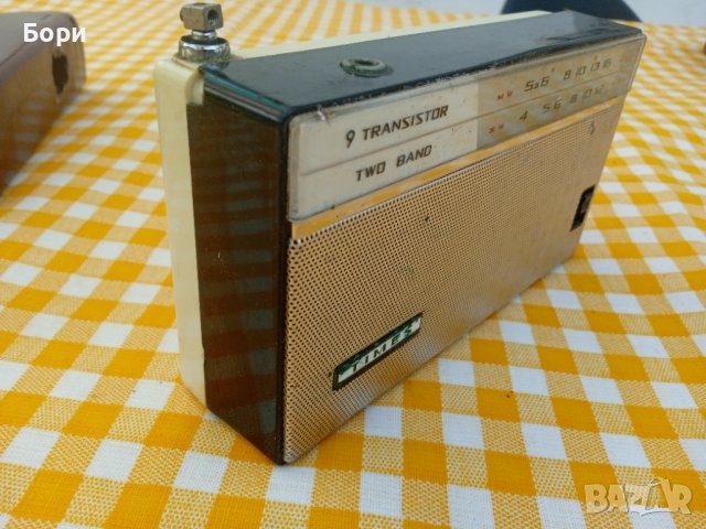 TIMES 2 BAND 9 TRANSISTOR. JAPAN 1962 Радио, снимка 8 - Радиокасетофони, транзистори - 36688823