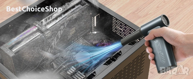 MECO ELEVERDE Мини електрическа духалка / прахосмукачка 4-скорости 180,000 RPM, снимка 11 - Прахосмукачки - 53169613