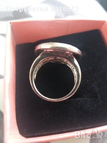 Сребърен комплект с цветен седеф, снимка 5 - Бижутерийни комплекти - 40528679