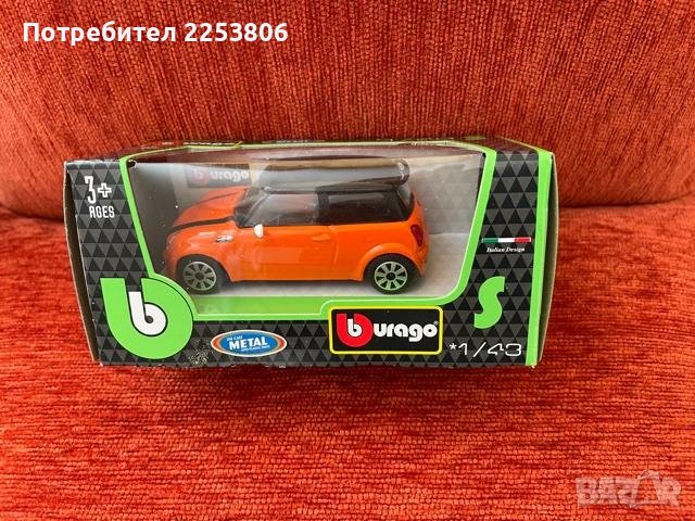 Mini Cooper S 1/43-метална количка, снимка 1 - Колекции - 44369190