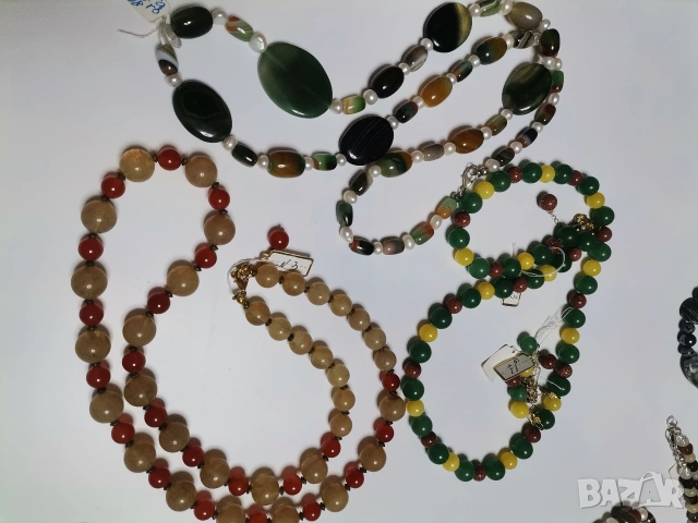 САМО 50 Евро!!! 23 БРОЯ гердани и колиета от натурални камъни, снимка 10 - Колиета, медальони, синджири - 53343088