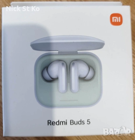 Слушалки Xiaomi Redmi Buds 5 - чисто нови, неизползвани