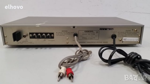 Стерео тунер ONKYO T-05, снимка 9 - Ресийвъри, усилватели, смесителни пултове - 30319509
