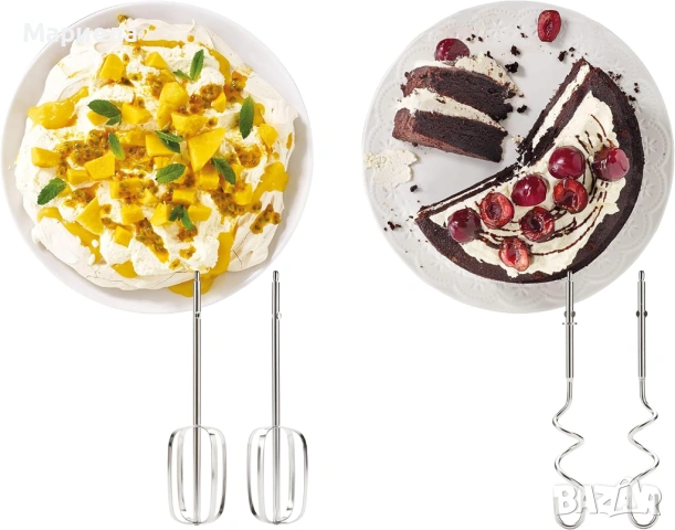 Mиксер Kenwood 450W / 2 комплекта бъркалки, снимка 8 - Миксери - 53280112