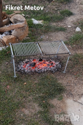 Сгъваема преносима скара за печене, снимка 2 - Скари - 52961263