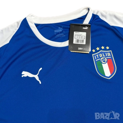 Мъжка тениска Puma x Italia | L , снимка 2 - Тениски - 51580845