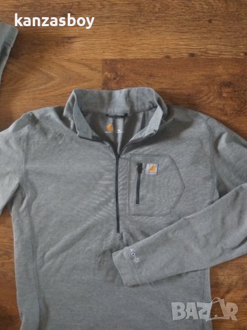 Carhartt Base Force Heavyweight Base Layer Quarter-Zip - страхотна мъжка блуза КАТО НОВА, снимка 5 - Спортни дрехи, екипи - 38025125