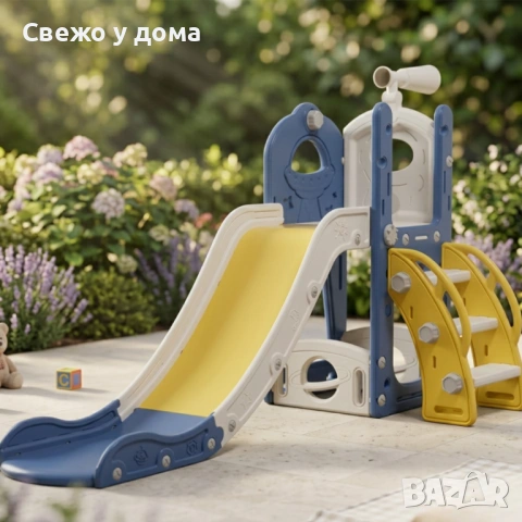 Детска пързалка за дома и градината - здрава конструкция, UV защита и бърз монтаж, снимка 13 - Други - 54316881