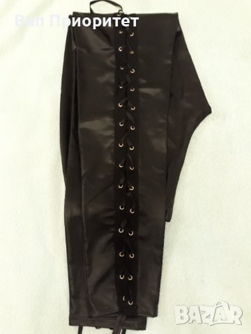 Клин SARESIA (R) кожен, дълъг , изчистена предна част, а задната част по цялата дължина е с плътни л, снимка 17 - Клинове - 37450835