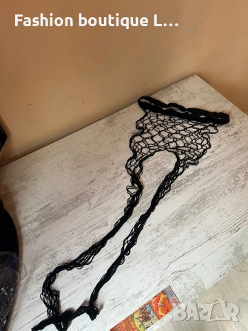 Нов черен чорапогащник едра мрежа с ластик в талията 🖤🖤🖤