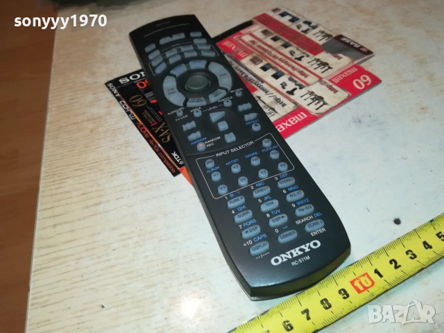 ONKYO RC-511M AUDIO REMOTE-ВНОС SWISS 2010251922, снимка 2 - Ресийвъри, усилватели, смесителни пултове - 52121801