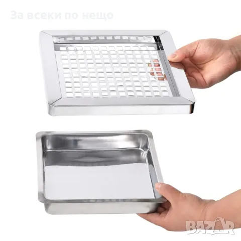 Хотелски кош-пепелник, 45 л, стомана, черен Код P344, снимка 5 - Други - 49799242