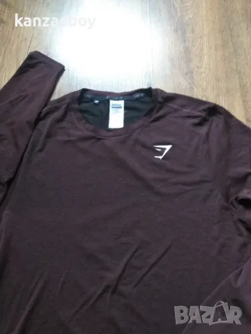 Gymshark Vital Long Sleeve T-Shirt - страхотна фитнес блуза L, снимка 3 - Блузи - 48146330